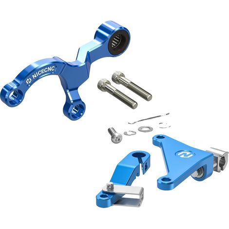 Maneta de freno y embrague, aleación de aluminio anodizado, rendimiento ajustable, B-BU (1/2)