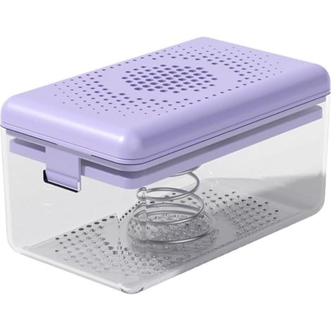 Boîte à savon, Étui moussant portable, Support avec drainage, boîte de rangement étanche pour salle de bain, cuisine, appartement, salle de sport, école, camping en plein air (1/4)