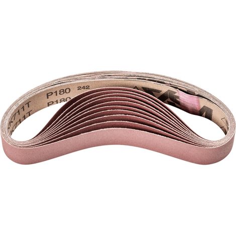 PFERD TOOLS Korund Schleifband BA 30x533 mm A180 für universelle Anwendung mit Rohrbandschleifer 20 Stk (1/5)