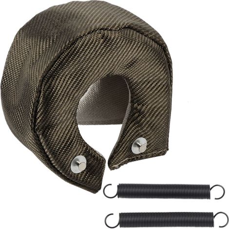 Couverture de bouclier thermique Turbo en titane simple barrière de chargeur Turbo T3/GT35/GT37/GT40/GT42 (1/5)