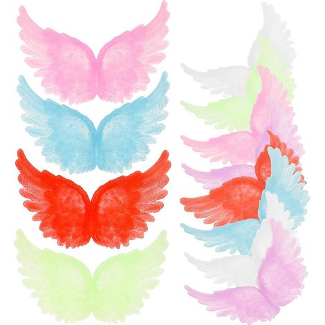 12 ailes d'ange lumineuses décoratives pour sapin de Noël (1/5)