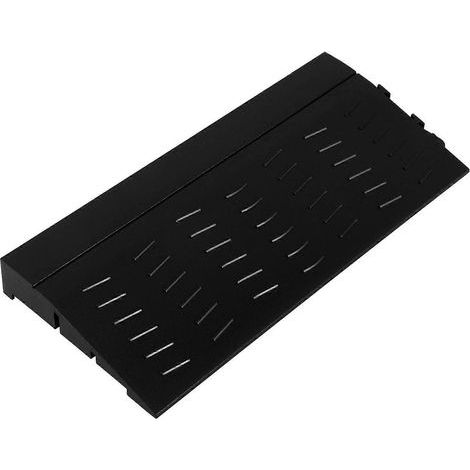 Türschwellenrampen – Rollstuhlrampen – Kehrroboter für Einfahrten und Gehwege – 20,00 x 9,00 x 2,00 cm – Schwarz (1/4)