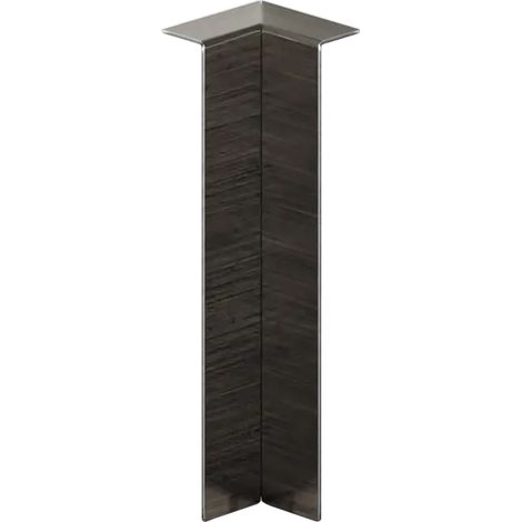 FCLI Coin intérieur pour socle en acier FC 6cm x 2cm x 1cm - noir satiné (1/5)