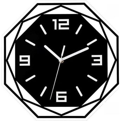 Horloge murale moderne en acrylique, horloge décorative pour le salon et la maison, horloge murale silencieuse, réveil, horloges murales (1/3)