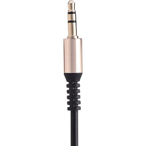 Câble Auxiliaire 3.5mm Mâle-Mâle Rétractable en Forme L/I pour Autoradio, Casque, Enceinte et Téléphone (1/5)