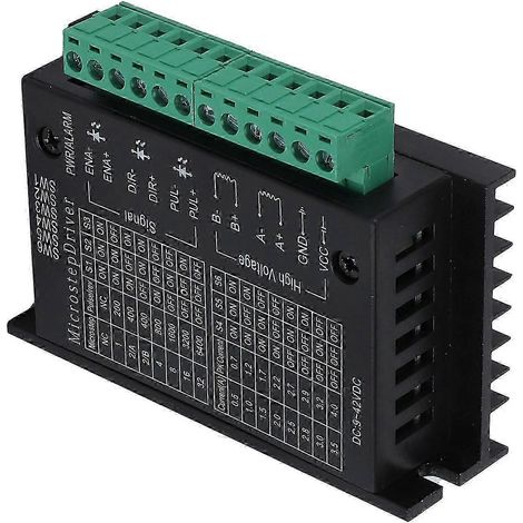 TB6600 Schrittmotortreiber für CNC-Maschinen, Encoder-Motorsteuerung, 3D-Druckerzubehör, 9–24 V Gleichstromnetzteil (1/5)