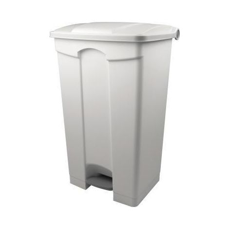 helit Tretabfalleimer the step H2402305 90l rechteckig weiß
