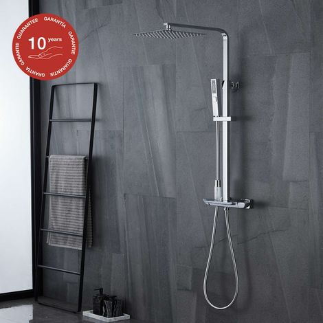 Colonne bain douche mécanique avec barre extensible SKY BATH chromé série JOY (1/5)
