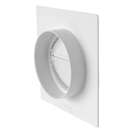PLACCA PASSAGGIO A MURO TUBO TONDO Diam. 100 mm FIRST