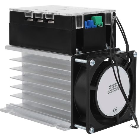 Carte moteur de contrôleur de démarrage progressif, pièces électriques triphasées, fond en aluminium pour convoyeurs/compresseurs (module radiateur) (1/5)