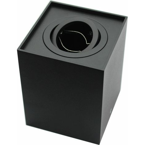 Spot plafond noir orientable GU10 IdeaLED Modus 5025 (1/2)