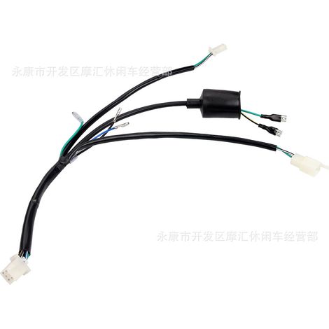 Off-road motorcycle parts 50-140CC engine with cap, full set of kick starter wiring harness, main bus cable (1/5)