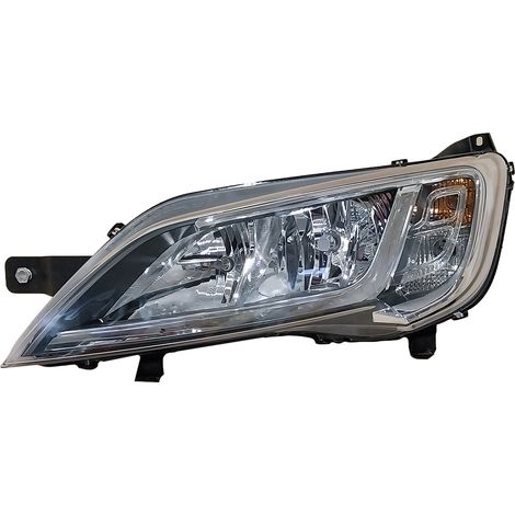 PROIETTORE SINISTRO H7+H7 CON MOTORE ELETTRICO CROMATO  - FIAT - Ducato 2014 - 46862290 - 1394426080 - 1631998080 - 1612041780 - (1/5)