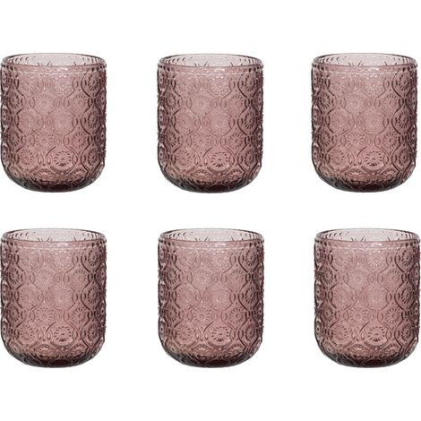 Table Passion - Boite de 6 gobelets bas Ana rose 25 cl