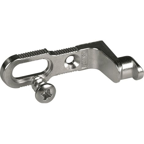 HETTICH Rückwandverbinder Zinkdruckguss vernickelt 4 Stück / Blisterbox