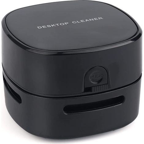 Aspirateur De Bureau - Aspirateur Mini Sans Fil Pour Miettes Et Poussière - Convient Pour Bureau Clavier Cuisine Voiture - 2 Piles AA Requises - 1 Pièce (1/5)
