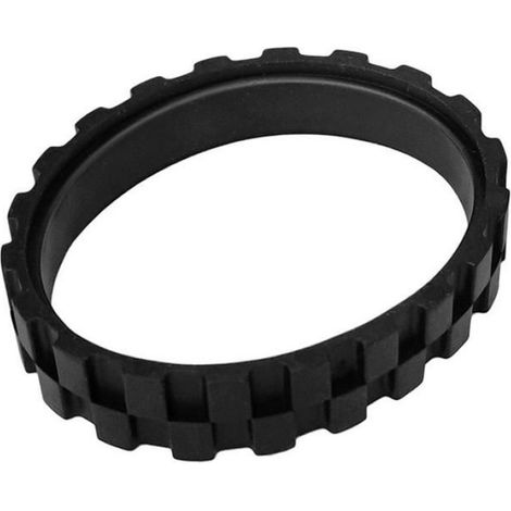 4 Pièces Séries PNEUS Roues pour Série 500 600 700 800 900 pour S5 Max S6 MaxV Robot Aspirateur Pièces noir,4 x peau de pneu (1/5)