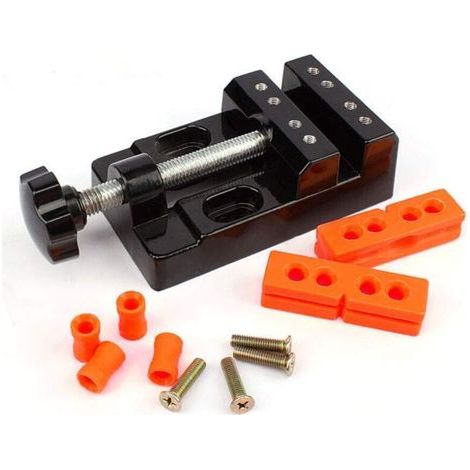 Mini Perceuse étau Table de Serrage Mécanicien Machine Banc Vice pour Bijoux Noyer Nucléaire Montre Réparation Clip DIY Sculpture (1/5)