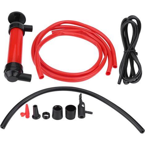 Jeffergarden Hand-Saugpumpe für Autos, tragbar, 200 cm³, 5 l/min, Ölabsaugschlauch, Flüssigkeitstransfer, manuelle Luftpumpen (1/5)