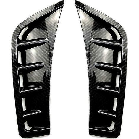 Frontstoßstangenspoiler, Seitenflügel, Zierabdeckung aus ABS-Kohlefaser