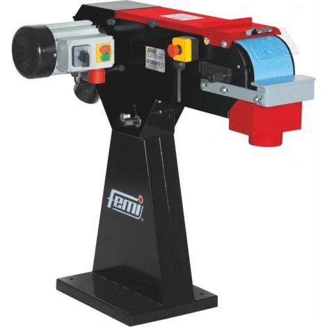 Ponceuse à bande horizontale FEMI avec socle - Triphasé 4000W Bande 150 x 2000 mm - 8265130 (1/2)