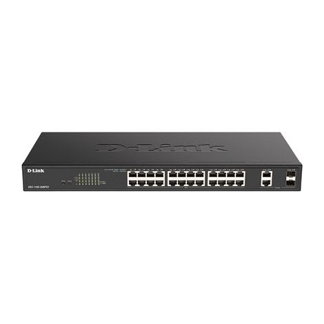 D-Link DGS-1100 Gigabit Smart Managed Switches DGS-1100-26MPV2 L2-Management Desktop-/Rackmontierbar Anzahl der cf (1/3)