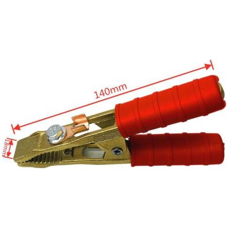 Professional 2-Piece Brass Battery or Jump Start Cable Set (+ and -) 250B (1/3)