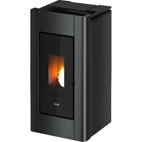 Cadel Prince Plus 11 Libera installazione Pellet Antracite, Nero