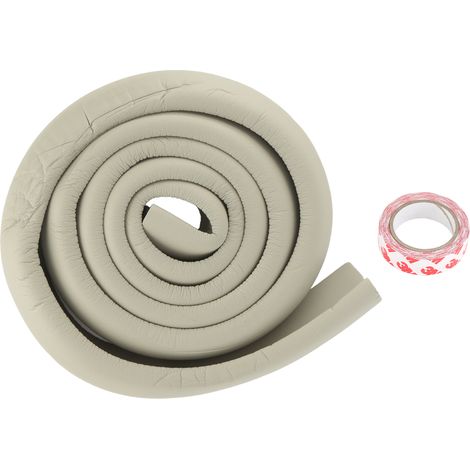 L-förmiger Eckenschutz für Babys, elastisches Sicherheitskissen für Möbel, Eckenschutz für Zuhause (Grau) (1/5)