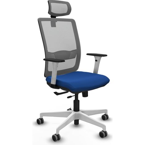 Silla de oficina piqueras y crespo Haches blanco respaldo fijo (1/2)