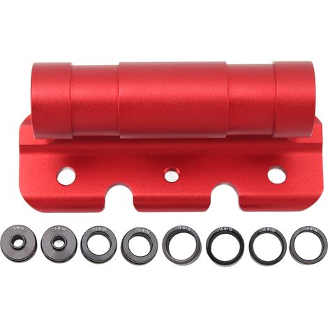 Support de Fourche Vélo Rapide, Support Fourche Rouge en Alliage d'Aluminium Résistant pour Vélo, Voiture, Camion (1/5)