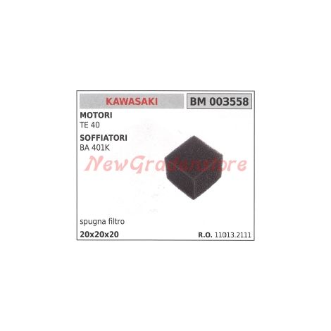 Esponja filtrante desbrozadora KAWASAKI TE 40 soplador BA 401K 003558