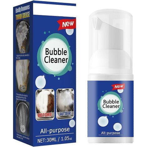 1pc Foaming Heavy Oil Stain Cleaner, All Purpose Bubble Cleaner Stubborn Grease & Grime Remover Bubble Spray (1/5)
