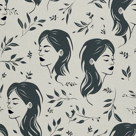 Tela Oxford decorativa para exteriores - Motivo Femenino  DX10131 (1/5)