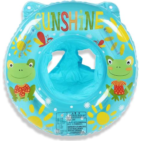 Bouée gonflable pour bébé, utilisable dans la piscine et le bain, accessoire de loisirs pour une utilisation surveillée dans l'eau.-AquaForge (1/5)