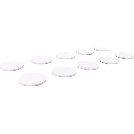 Lot de 50 patins anti-vibrations en mousse EVA 2 faces autocollantes, antidérapants et multifonctionnels, pour haut-parleurs (barre de son, lecteur CD), 50 x 3 mm. (1/5)