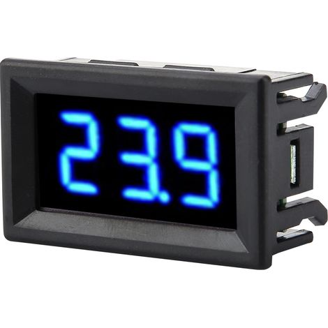 Voltmètre numérique 0,56 pouce à deux fils CC 2,5-30 V, affichage LED numérique (bleu) (1/5)
