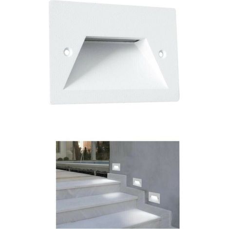 Segnapasso Faretto Led Luce Bianca 3 W Segnapassi Da Giardino X Scale Muro Es49b (1/3)