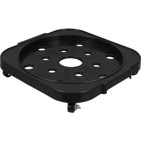 Support à roulettes pour bouteille de gaz avec frein Support multifonctionnel pour pots de fleurs et rangement Support rotatif pour la maison et le jardin Élégant et robuste (1/4)