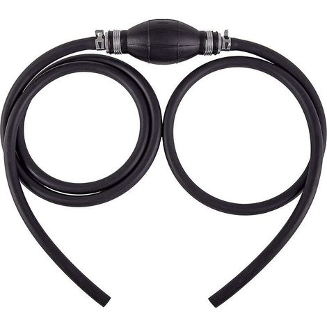 Ensemble de conduite de carburant de 8 mm, poire d'amorçage d'essence avec tuyau en caoutchouc pour raccords de moteur de bateau marin, pompe à siphon manuelle, hors-bord (1/5)