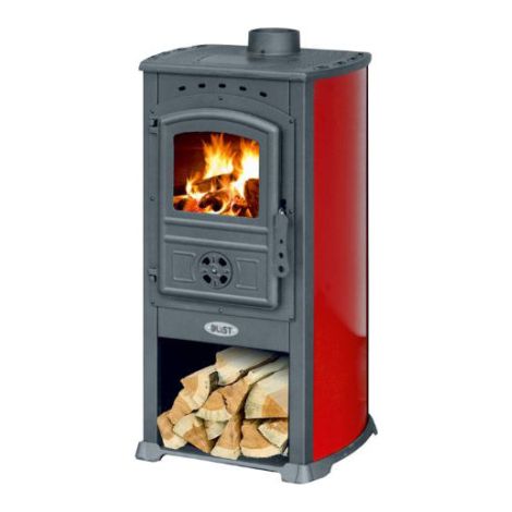 Stufa a legna BLIST ZAR con piano cottura e porta in ghisa + oblò con vetro 9 Kw (1/2)