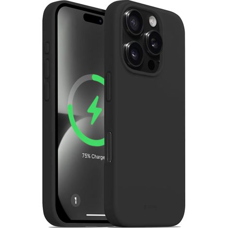 Cover magnetica Crong Color Cover per iPhone 16 Pro Max - Custodia MagSafe (nera) (1/5)