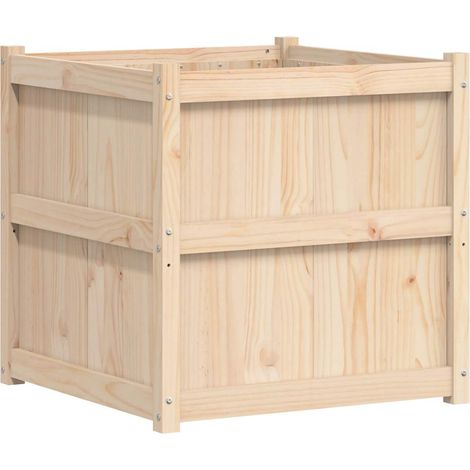 Maison Exclusive - Fioriera da Giardino 70x70x70 cm in Legno Massello di Pino