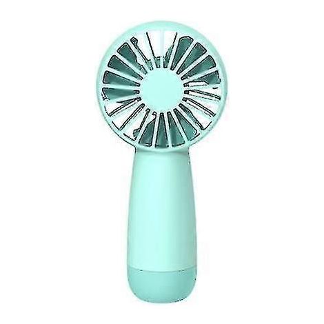 Handventilator, wiederaufladbarer Mini-Ventilator, tragbarer Handventilator, persönlicher Ventilator mit 3 Geschwindigkeitsstufen, Reiseventilator, elektrischer Ventilator (Grün)
