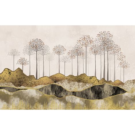 Papier peint panoramique - Paysage Boho - 130 cm x 81 cm (1/2)