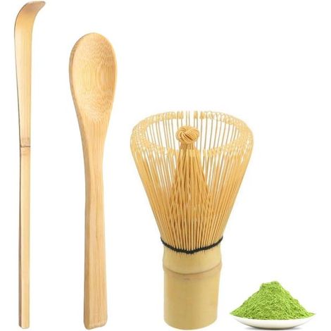 Matcha-Besen-Set, Bambus-Matcha-Besen, ein Set aus 3 Bambusbesen für die Matcha-Teezeremonie. (1/5)