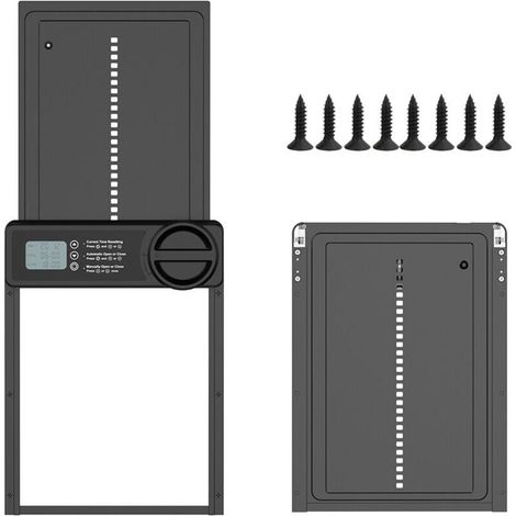 Automatic Chicken Coop Door with Waterproof, Programmable LCD Screen, Aluminum Alloy, Battery Operated, Timed, Anti-pinch (1/4)