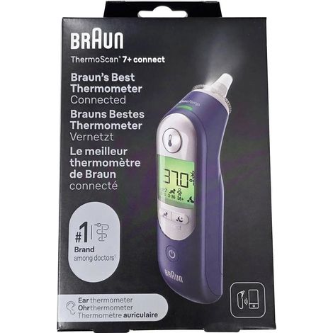 [GEBRAUCHT] B-Ware Braun Thermometer Ohr Fiebermesser Irt 6575 Thermoscan 7 Plus Connect Nwe42