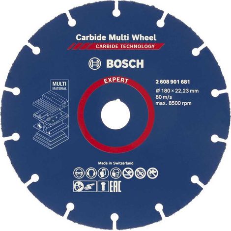 Bosch Expert Carbide Multi Wheel Disco di taglio 180 mm