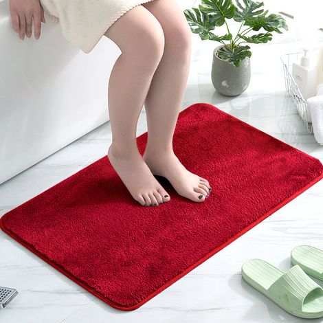 Tappetino da bagno morbido, tappetino da bagno antiscivolo, zerbino, tappetino da bagno, tappetino da letto, tappeto soffice, tappeto da bagno, tappetino da doccia per bagno e soggiorno, camera da let
